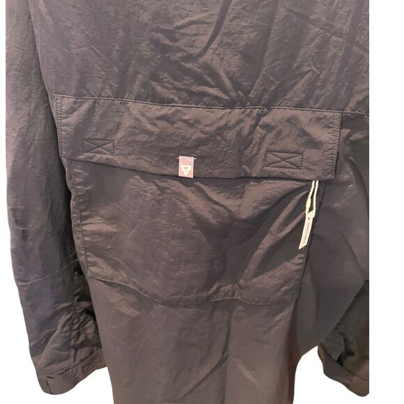 Liv Outdoor Womens Jacket Packable Hooded XL/1X Wind/Water Resistant Black - Picture 3 of 12